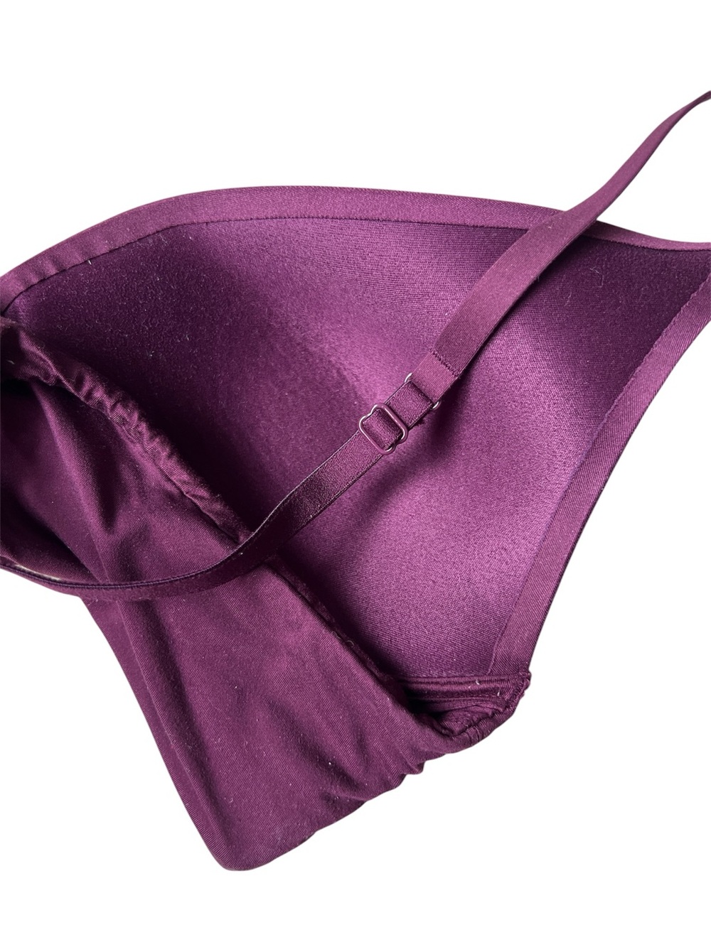 Victoria's Secret Body by Victoria Smooth Plunge Bra in Plum 36B - Picture 6 of 7